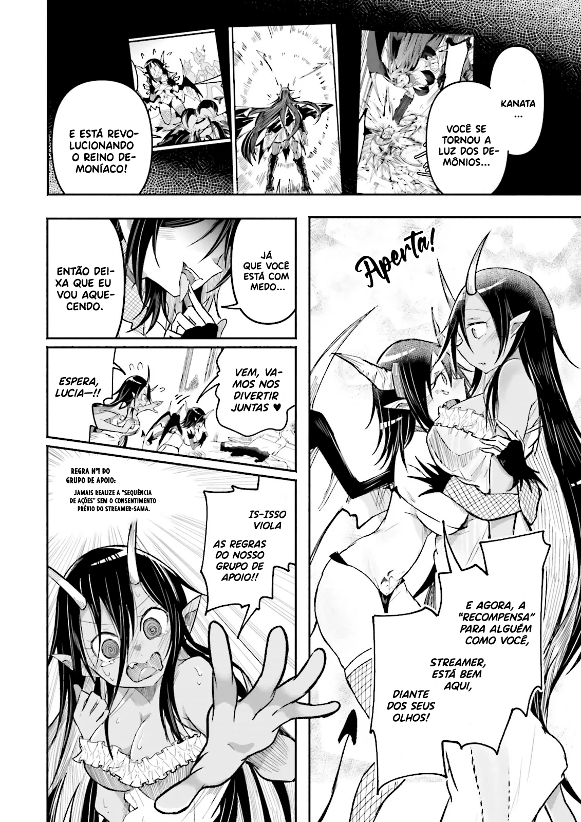 Isekai de Haishin Katsudou wo Shitara Tairyou no Yandere Shinja wo Umidashite Shimatta Ken capitulo 44 pagina 9
