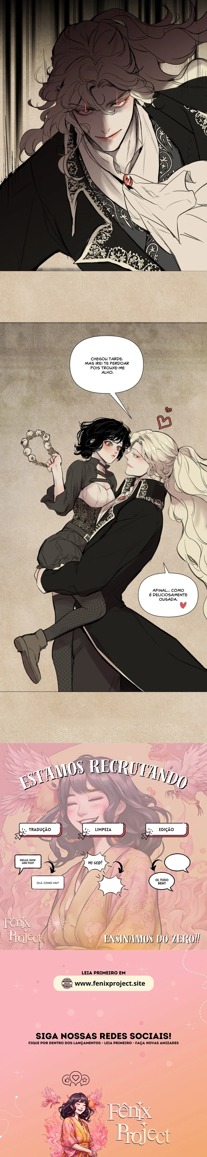 O Vampiro Encontrou A Caçadora capitulo 1 pagina 2