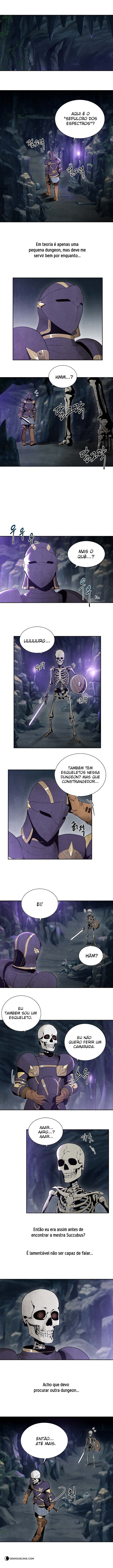 O soldado esqueleto não pôde proteger a masmorra capitulo 5 pagina 3