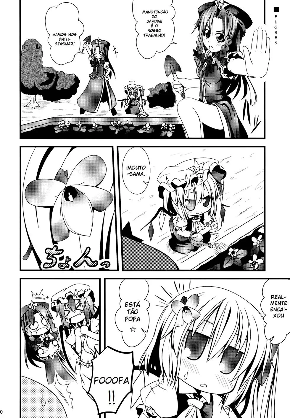 Flandre Chibi: A Queridinha da MansÃ£o Scarlet capitulo 3 pagina 12