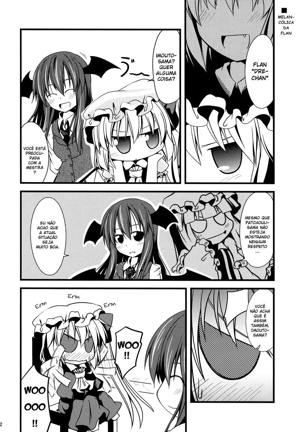 Flandre Chibi: A Queridinha da MansÃ£o Scarlet capitulo 3 pagina 24
