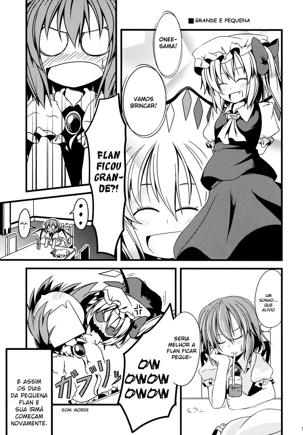 Flandre Chibi: A Queridinha da MansÃ£o Scarlet capitulo 3 pagina 6