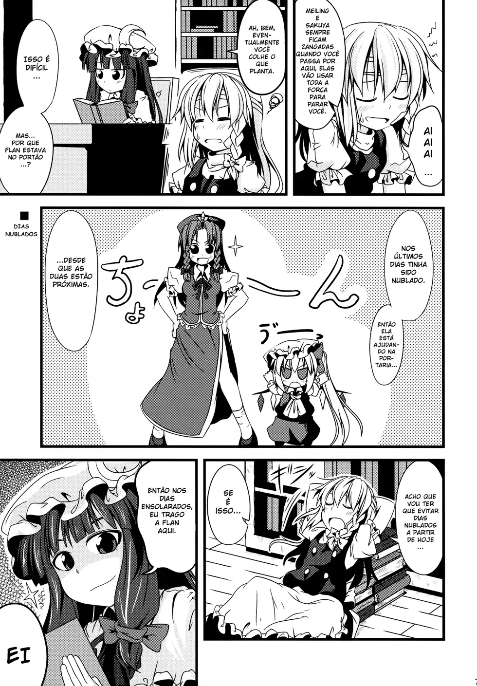 Flandre Chibi: A Queridinha da MansÃ£o Scarlet capitulo 3 pagina 8