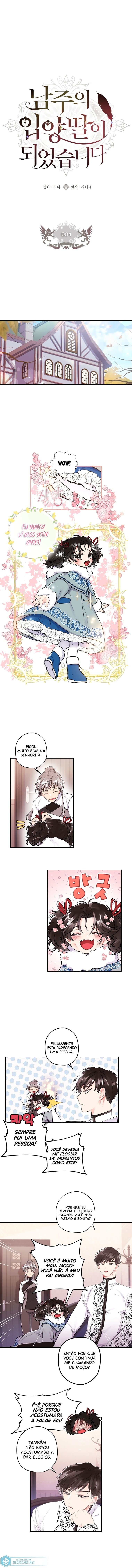 Eu me tornei a filha adotiva do protagonista capitulo 4 pagina 2