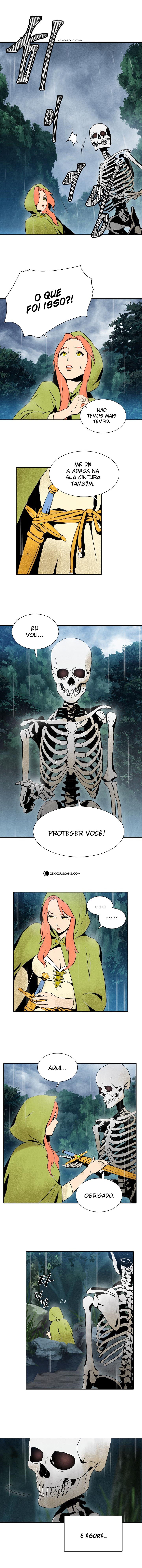 O soldado esqueleto não pôde proteger a masmorra capitulo 2 pagina 4