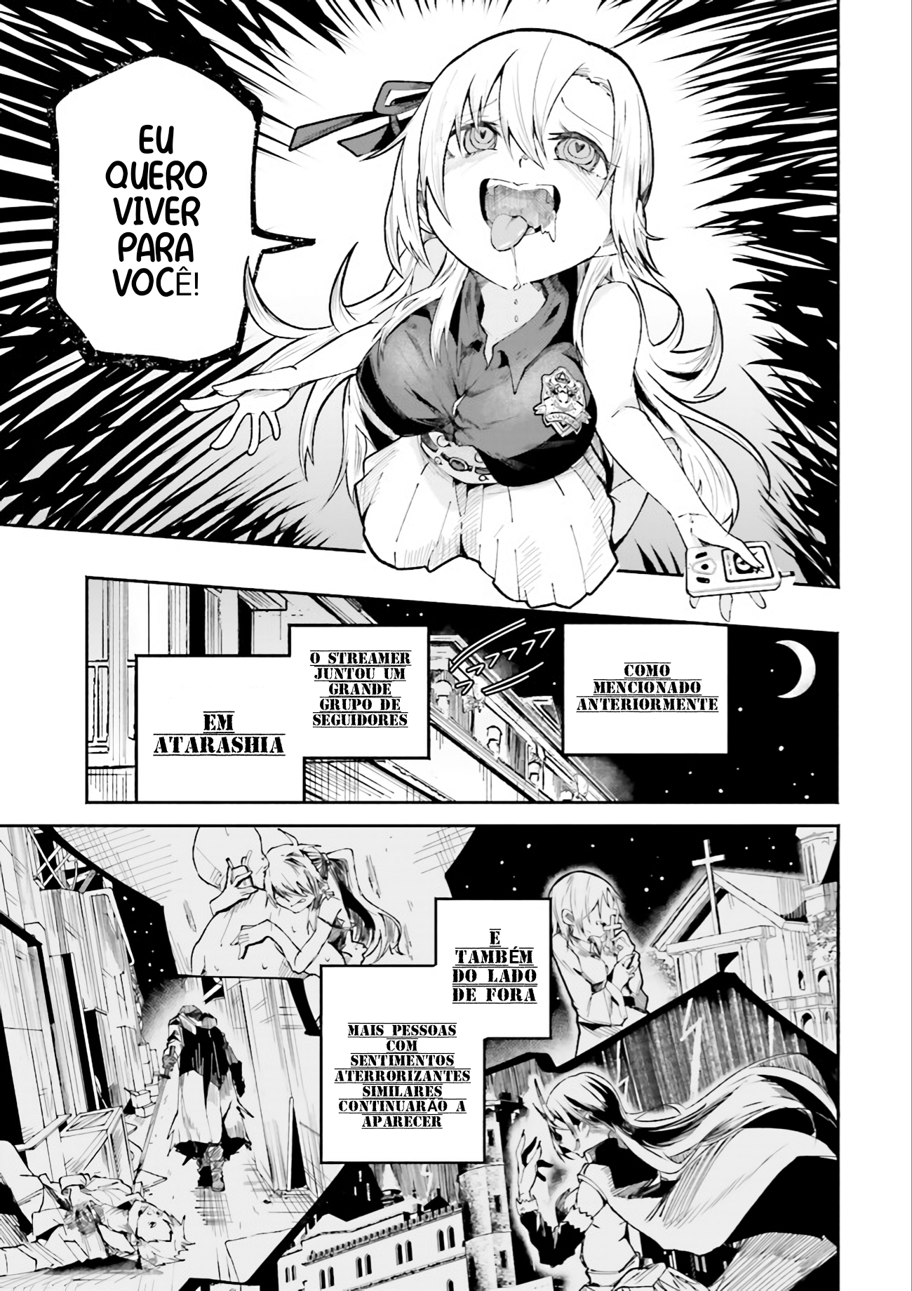 Isekai de Haishin Katsudou wo Shitara Tairyou no Yandere Shinja wo Umidashite Shimatta Ken capitulo 1 pagina 32