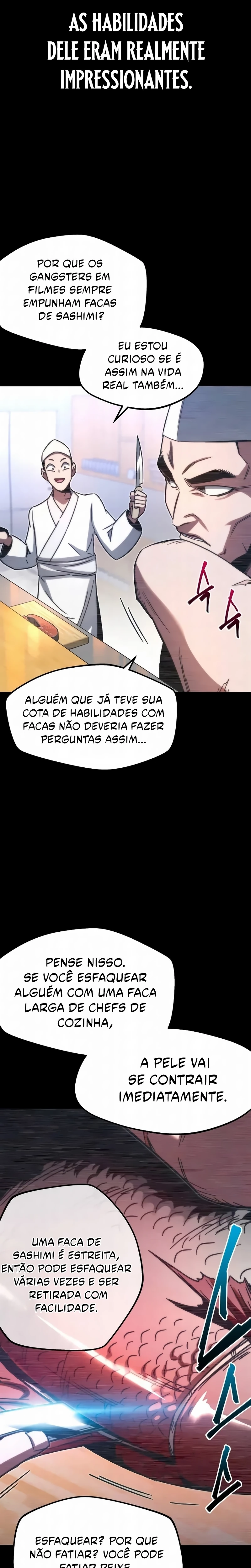 Eu Dominei a Academia Com uma Ãšnica Faca de Sashimi capitulo 3 pagina 3