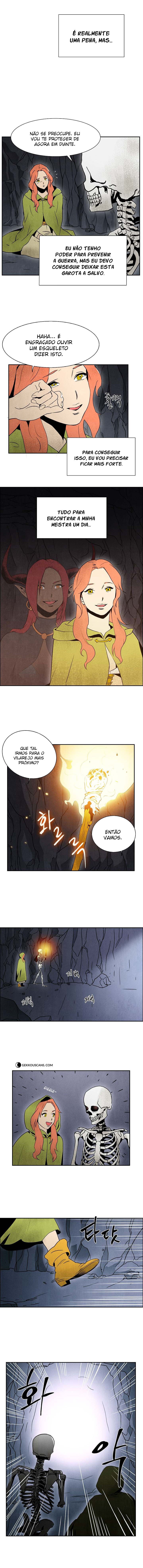O soldado esqueleto não pôde proteger a masmorra capitulo 3 pagina 5