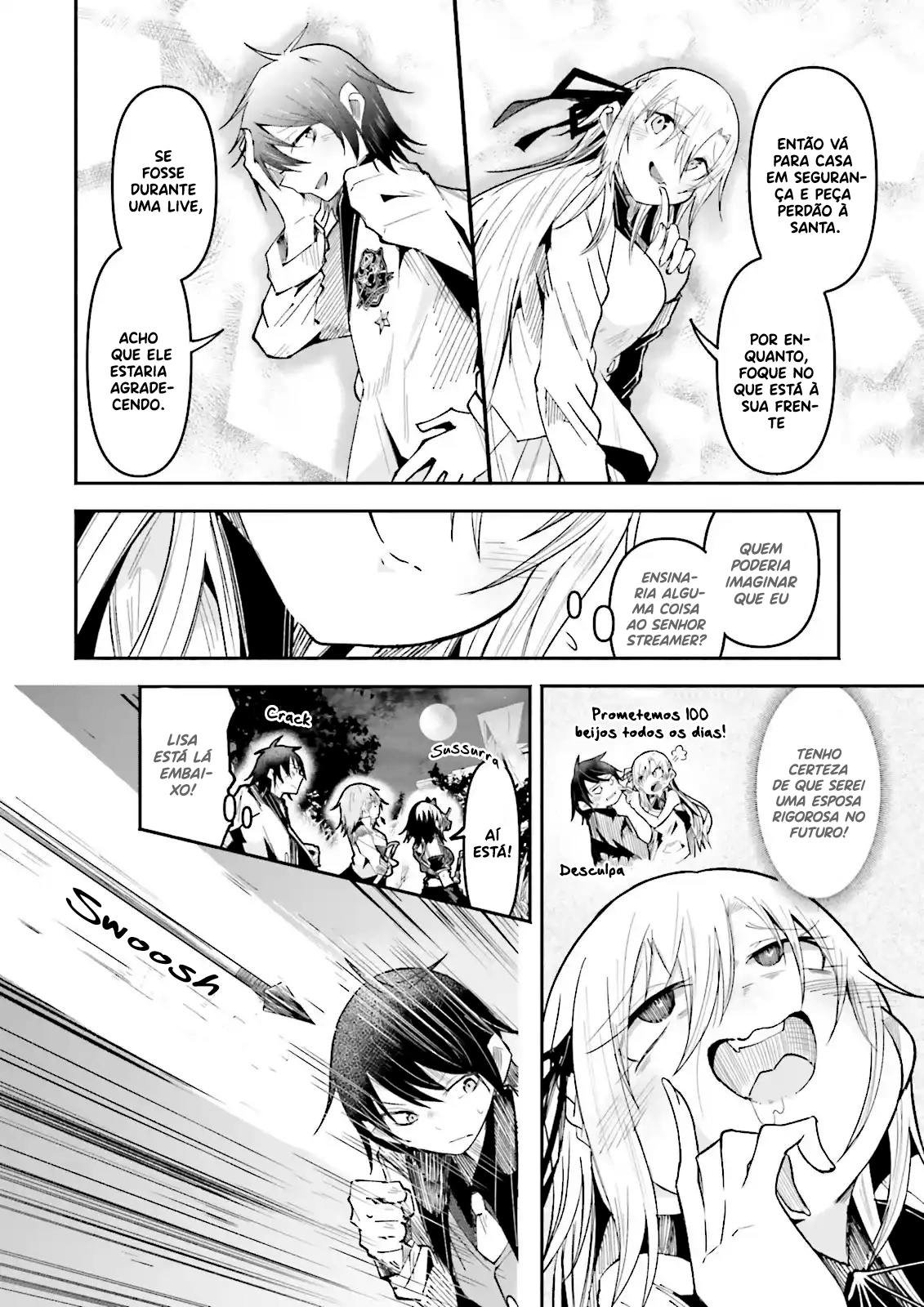 Isekai de Haishin Katsudou wo Shitara Tairyou no Yandere Shinja wo Umidashite Shimatta Ken capitulo 35 pagina 13